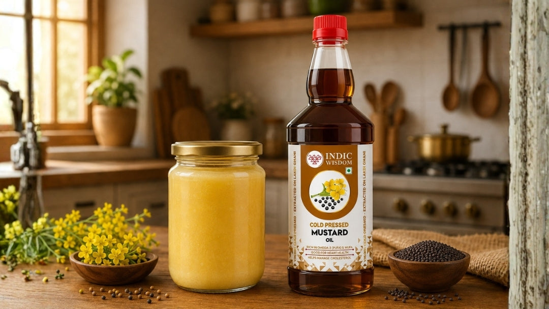Image of Mustard Oil vs Ghee: Which to Use for Tadka, Frying and Everyday Cooking?