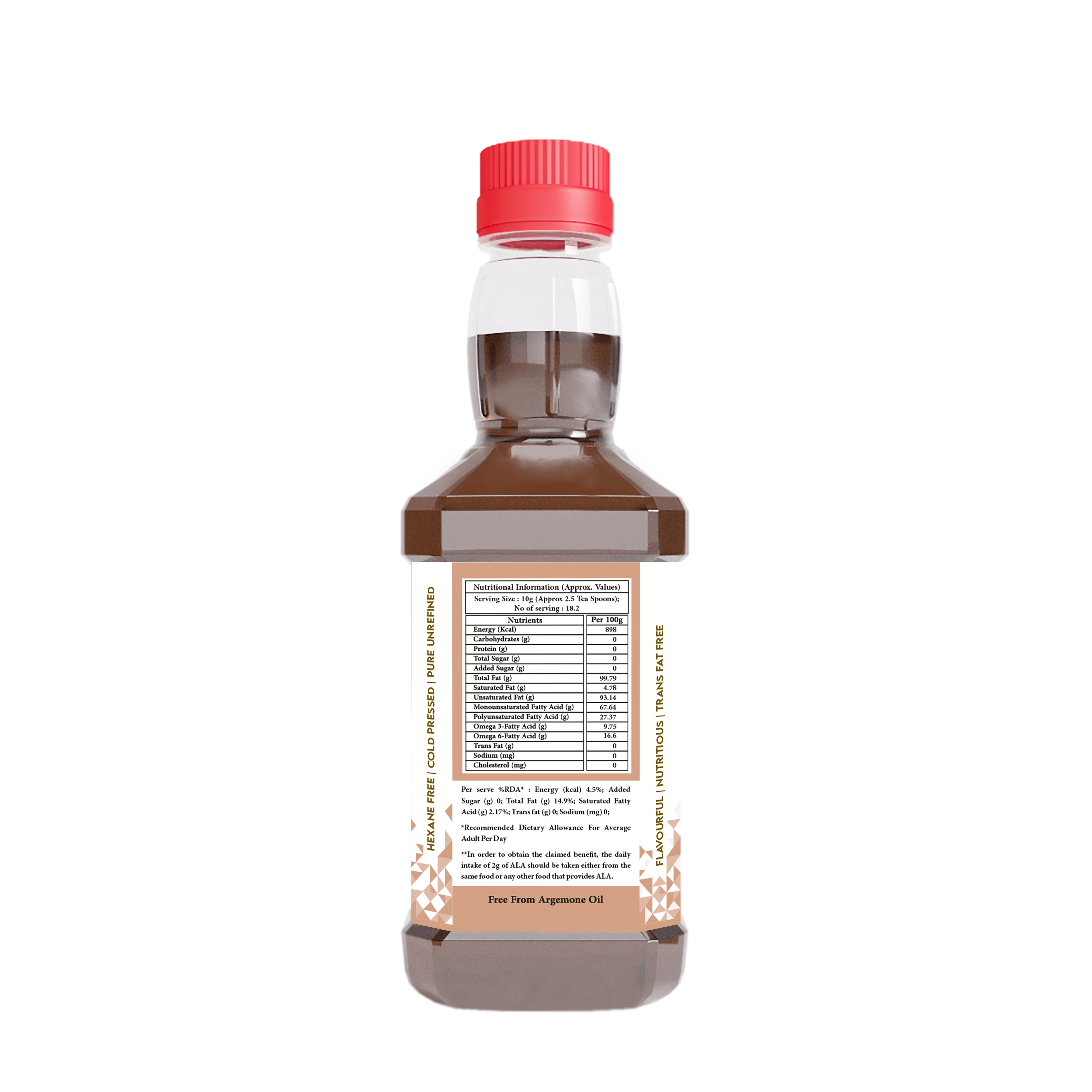 Image of Cold Pressed Mustard Oil, Pure & Unrefined Cold Pressed Sarson Oil