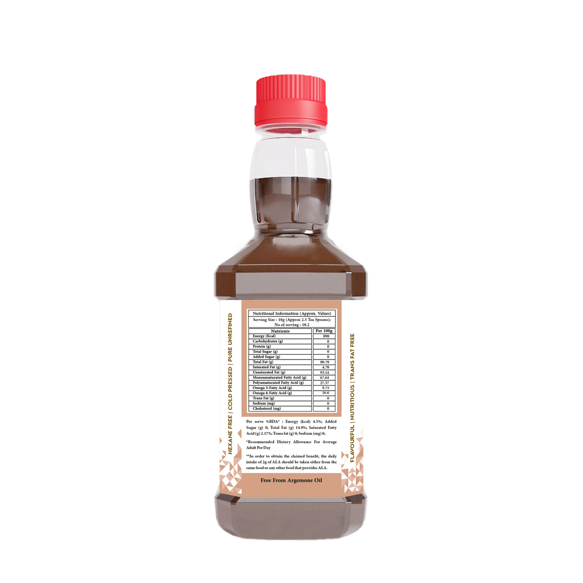 Cold Pressed Mustard Oil, Pure & Unrefined Cold Pressed Sarson Oil