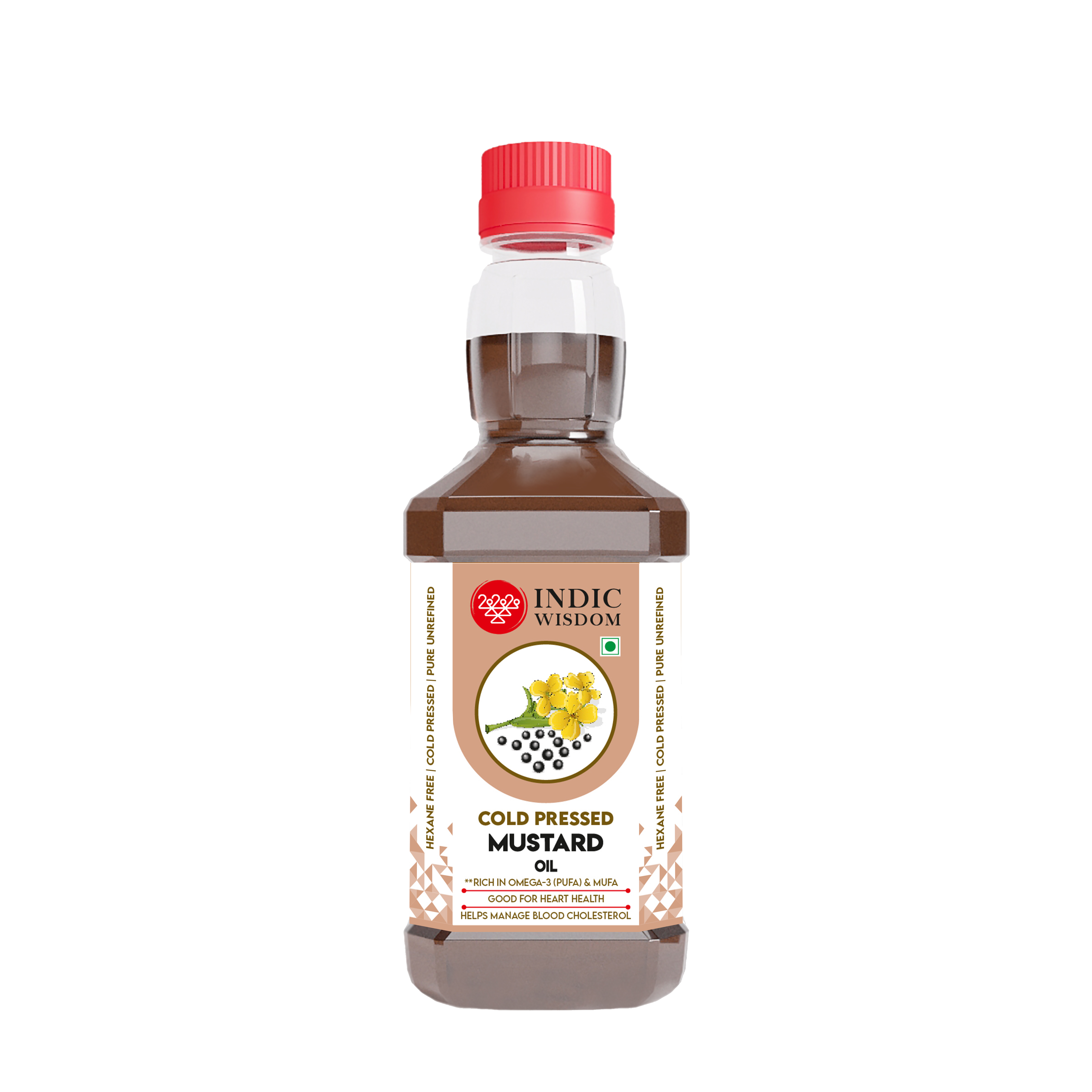 Image of Cold Pressed Mustard Oil, Pure & Unrefined Cold Pressed Sarson Oil