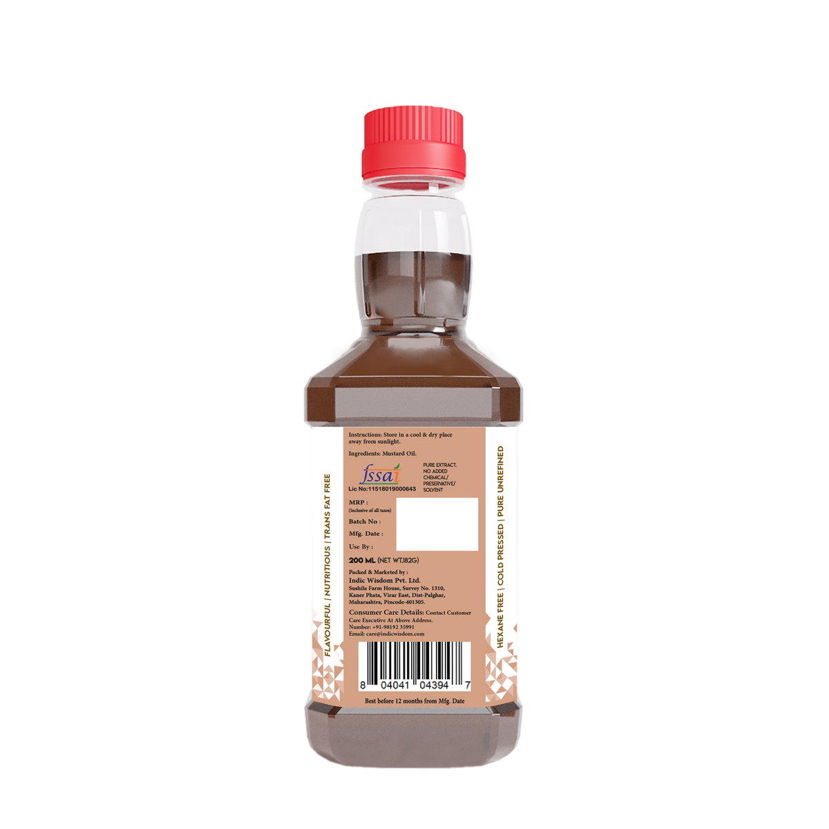 Cold Pressed Mustard Oil, Pure & Unrefined Cold Pressed Sarson Oil