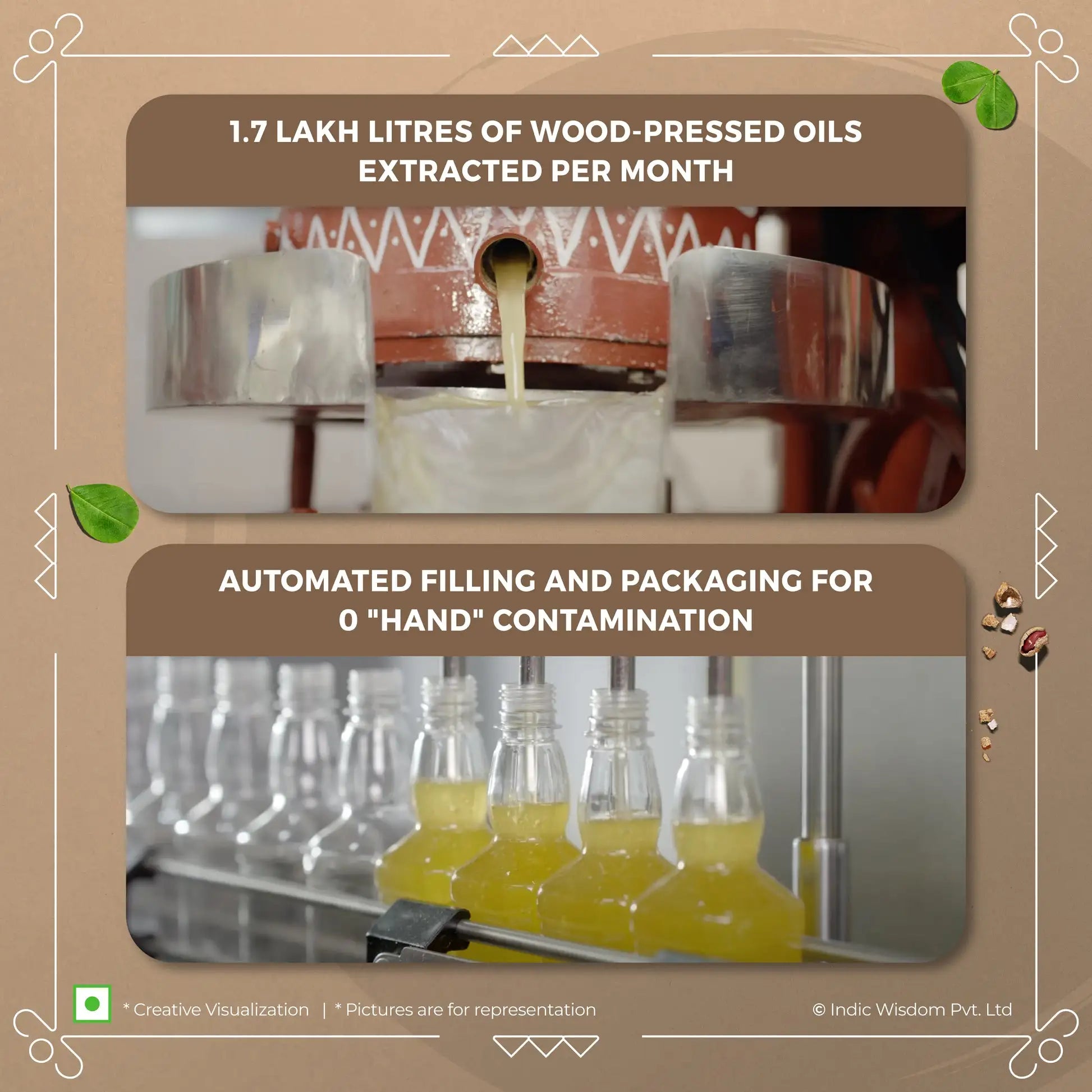 Image of Wood Pressed Groundnut Oil (Cold Pressed)