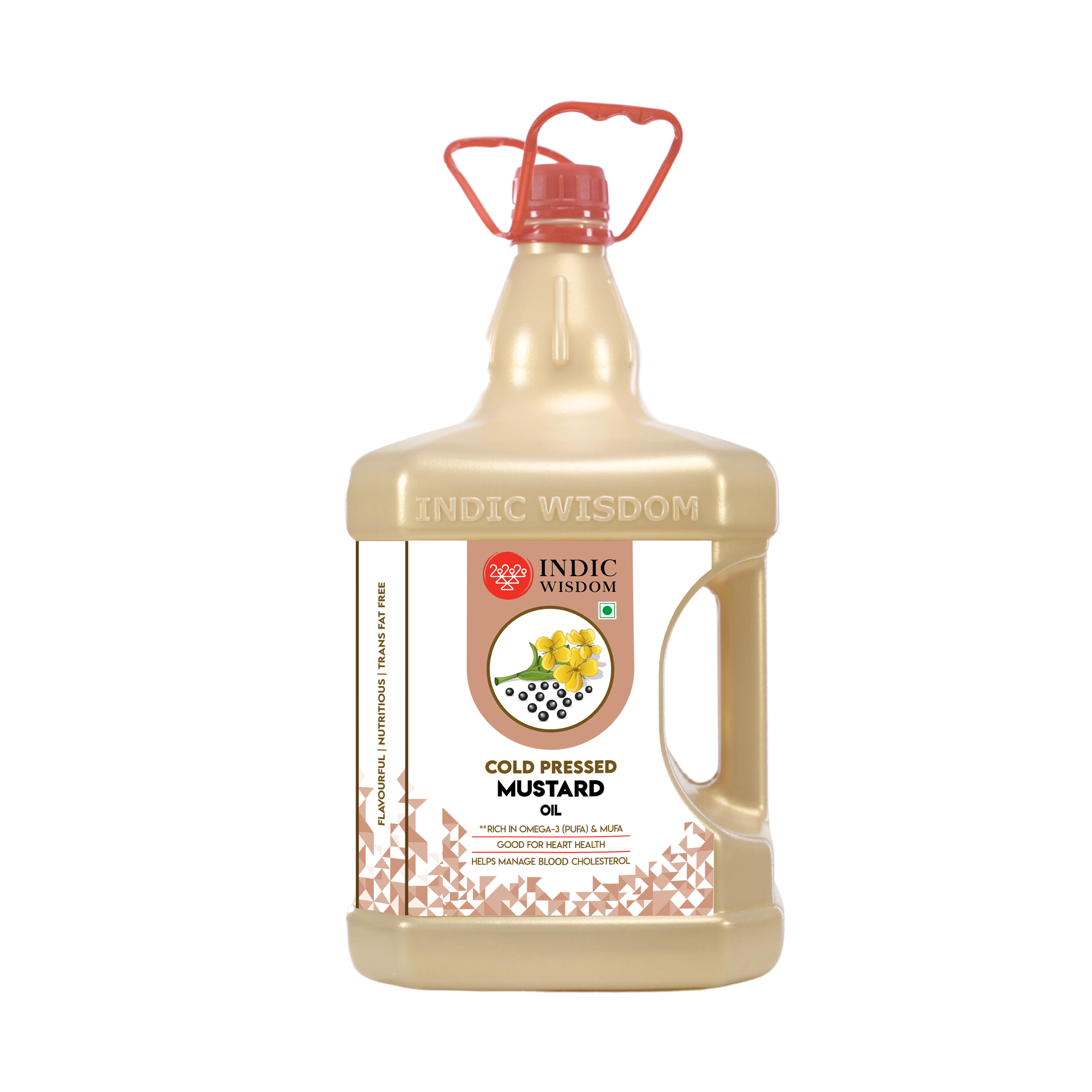 Image of Cold Pressed Mustard Oil, Pure & Unrefined Cold Pressed Sarson Oil
