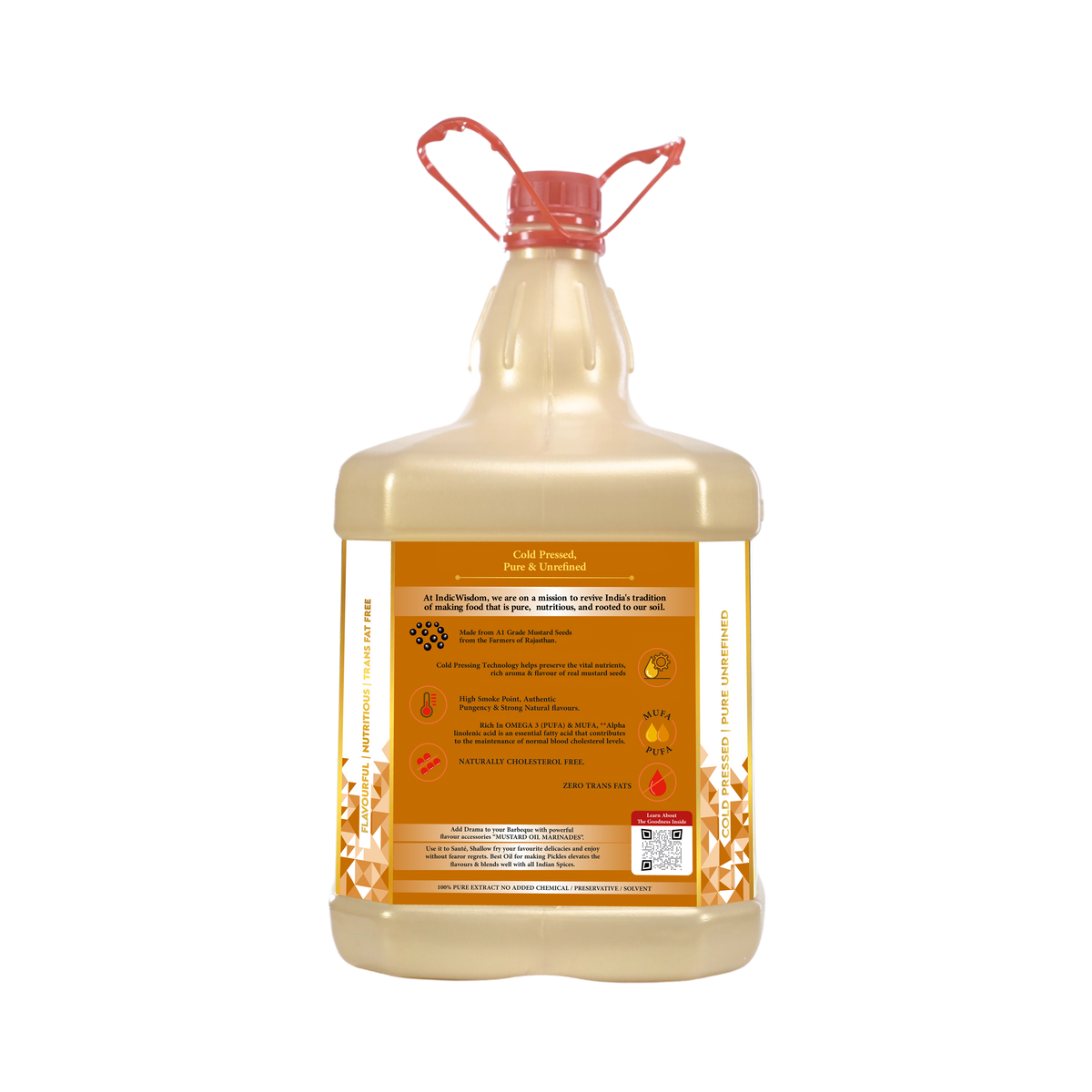 Cold Pressed Mustard Oil, Pure & Unrefined Cold Pressed Sarson Oil