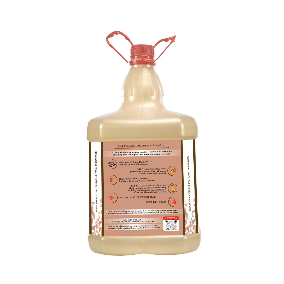Cold Pressed Mustard Oil, Pure & Unrefined Cold Pressed Sarson Oil
