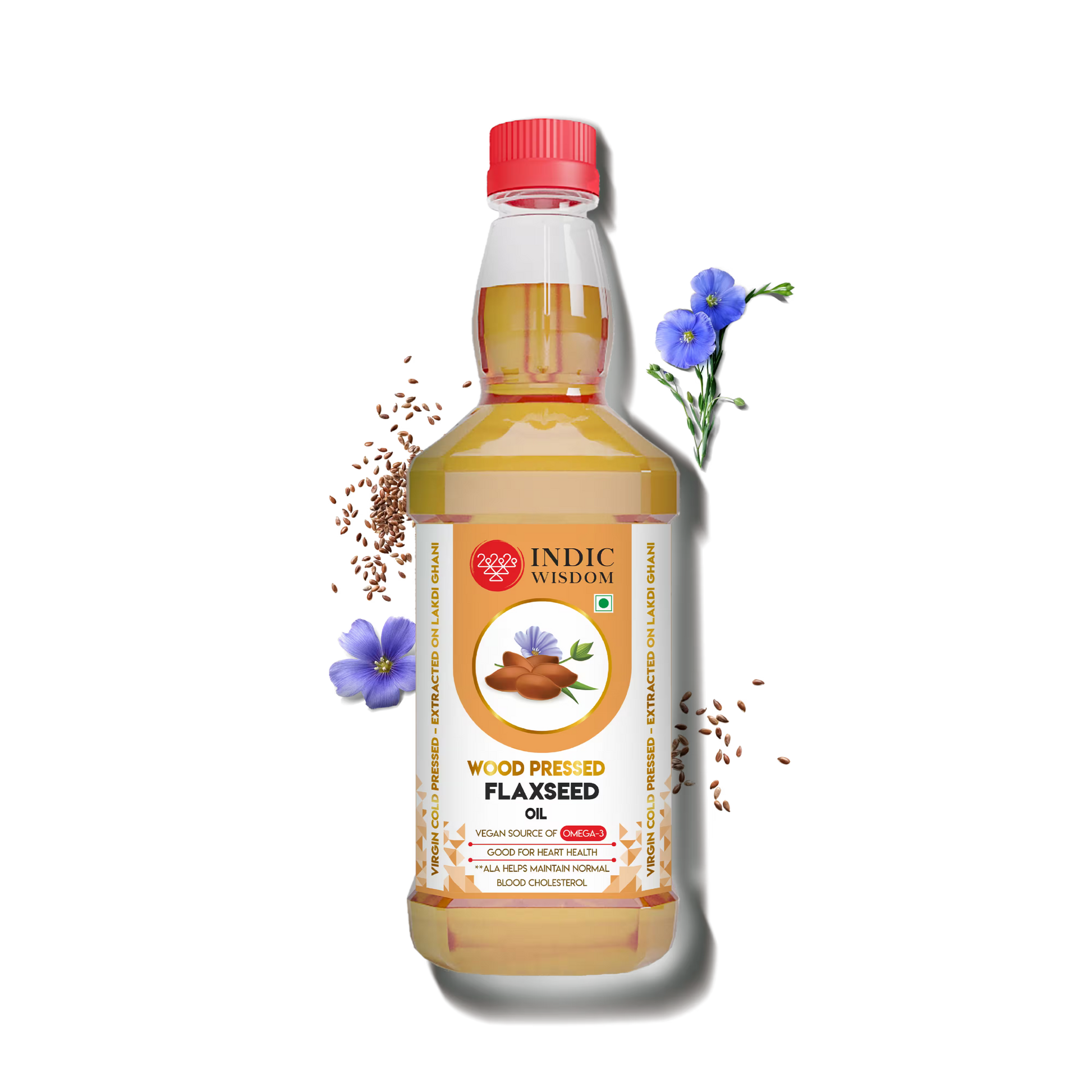 Bottle of Flaxseed Oil