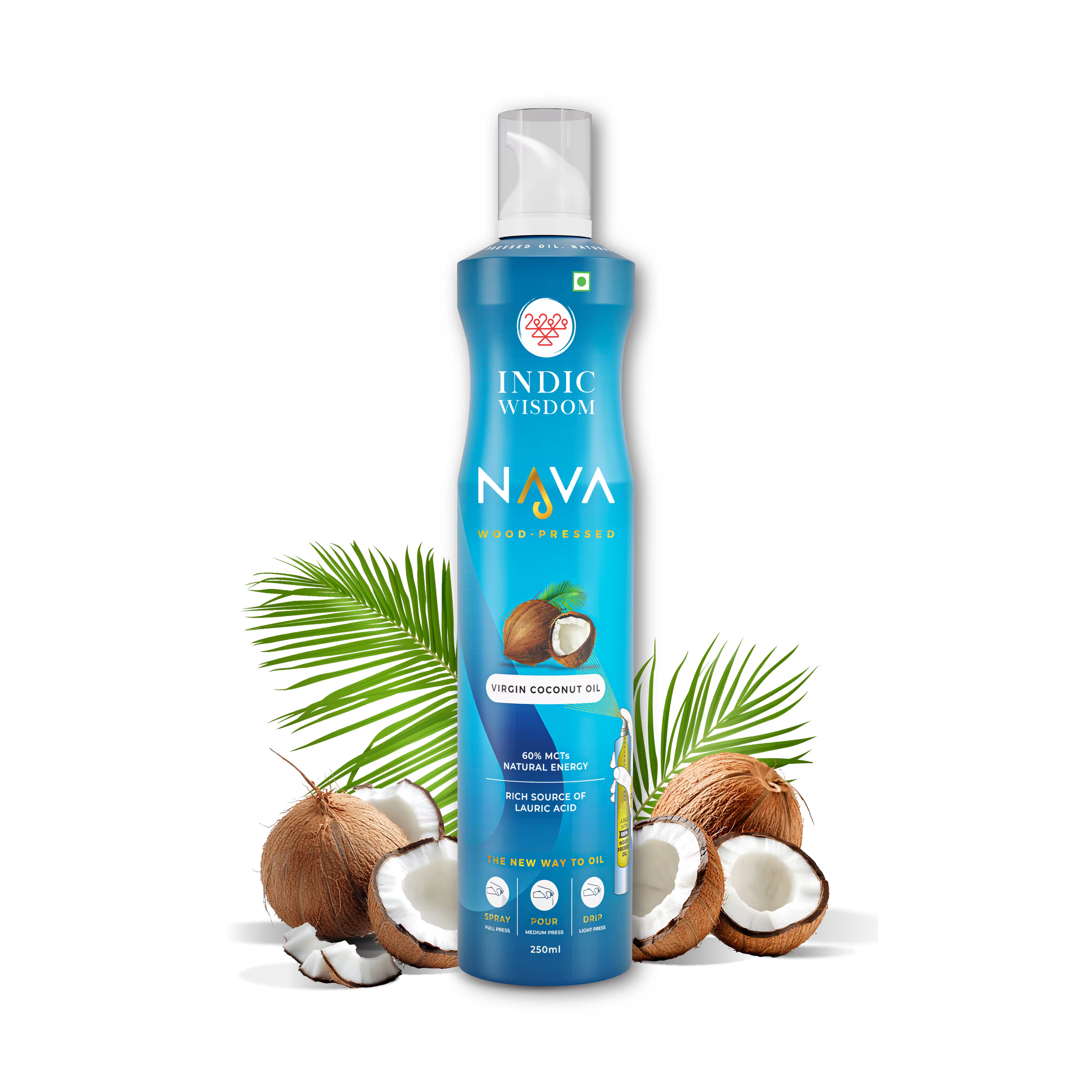 Image of Spray Bottle of Coconut Oil Bottle