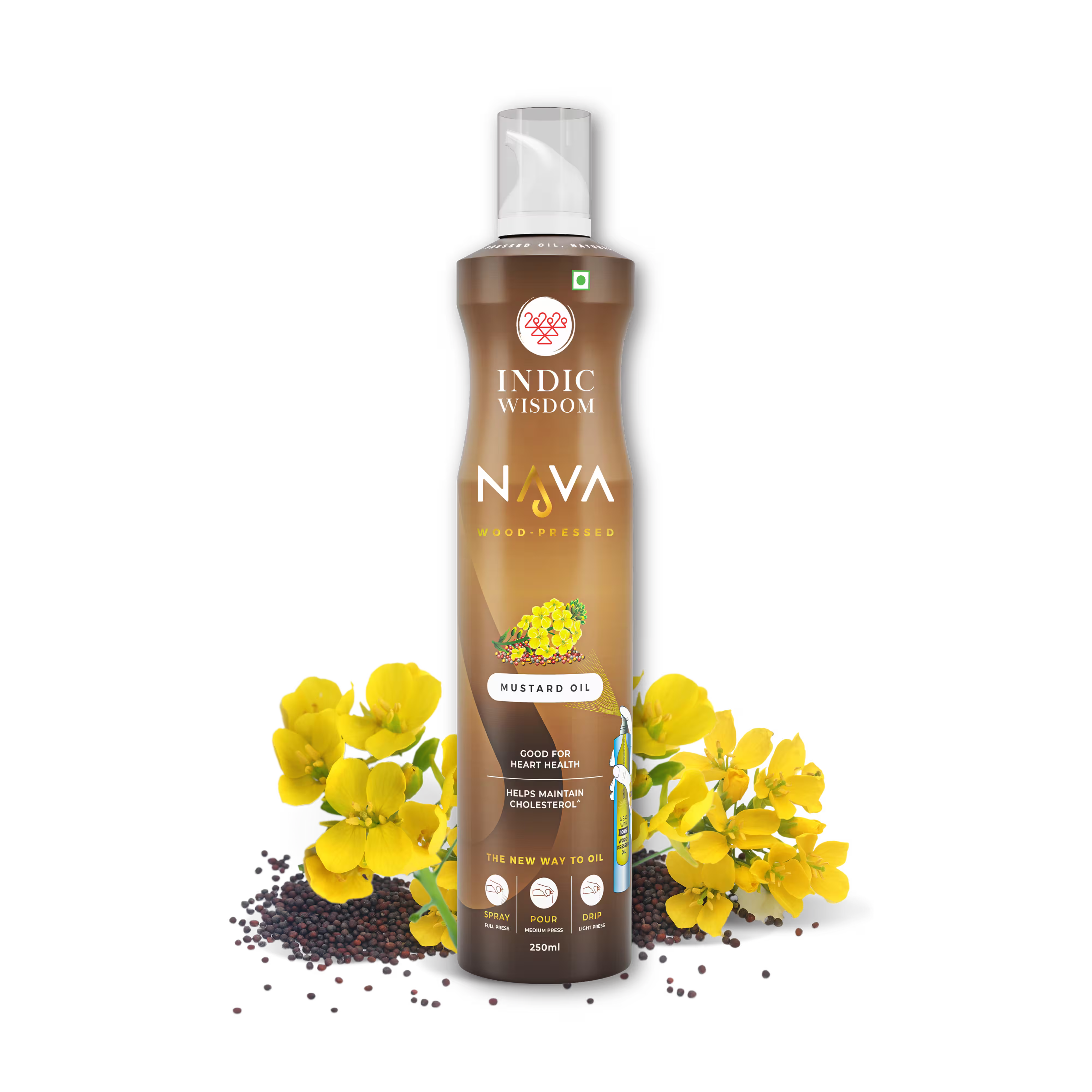 Image of Spray Bottle of Mustard Oil