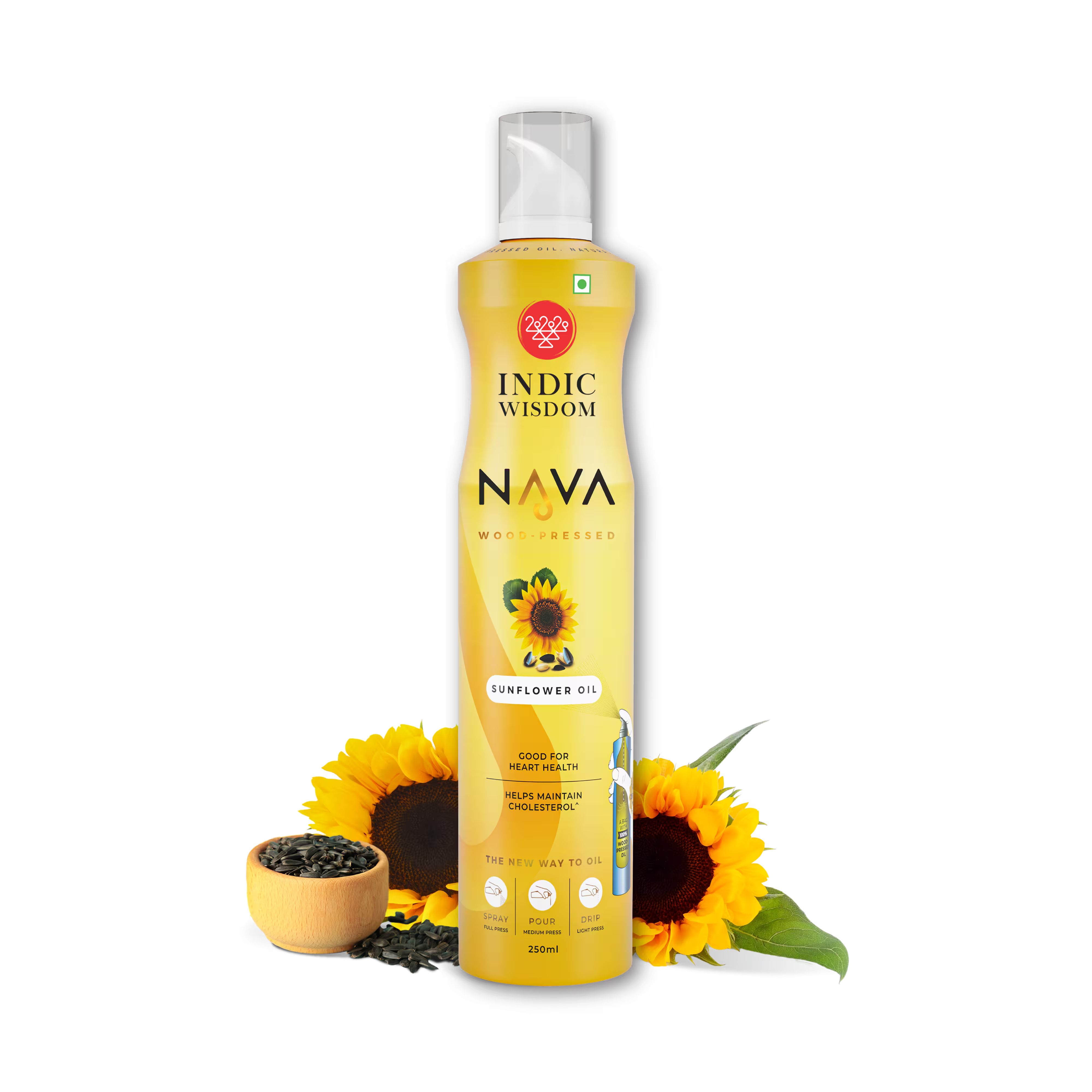 Image of Spray Bottle of Sunflower Oil