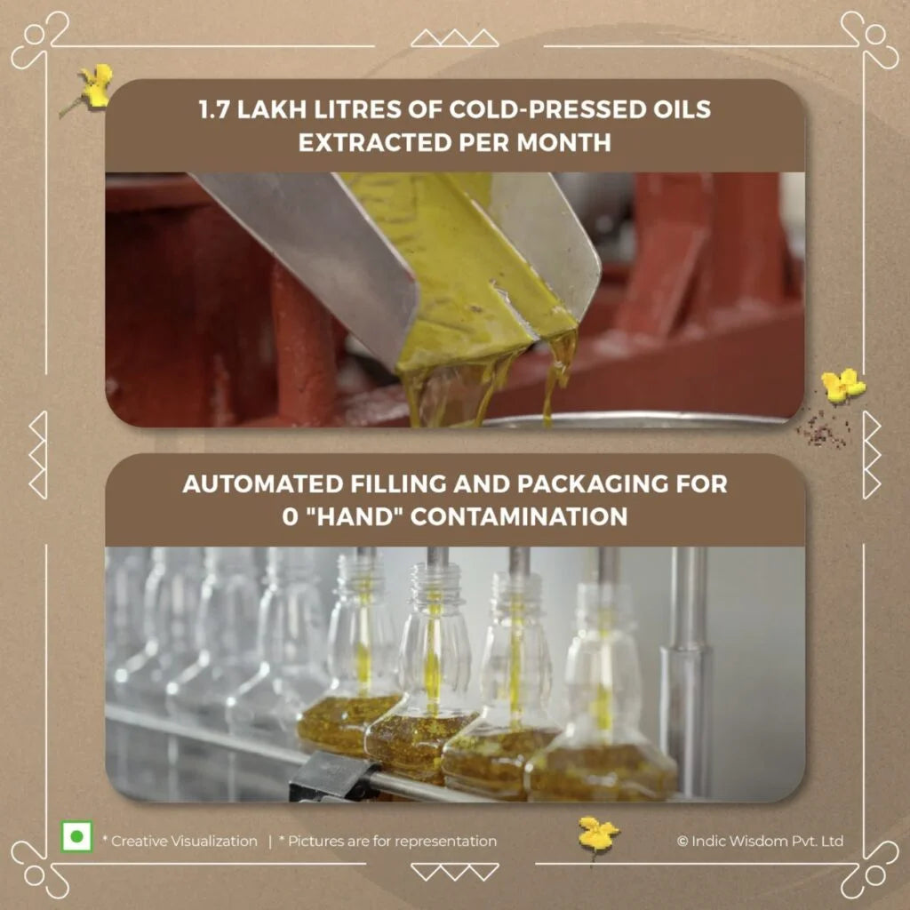 Cold Pressed Mustard Oil, Pure & Unrefined Sarson Oil