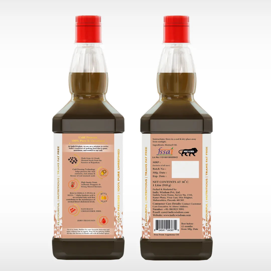 Image of Two bottles of oil with labels on a white background