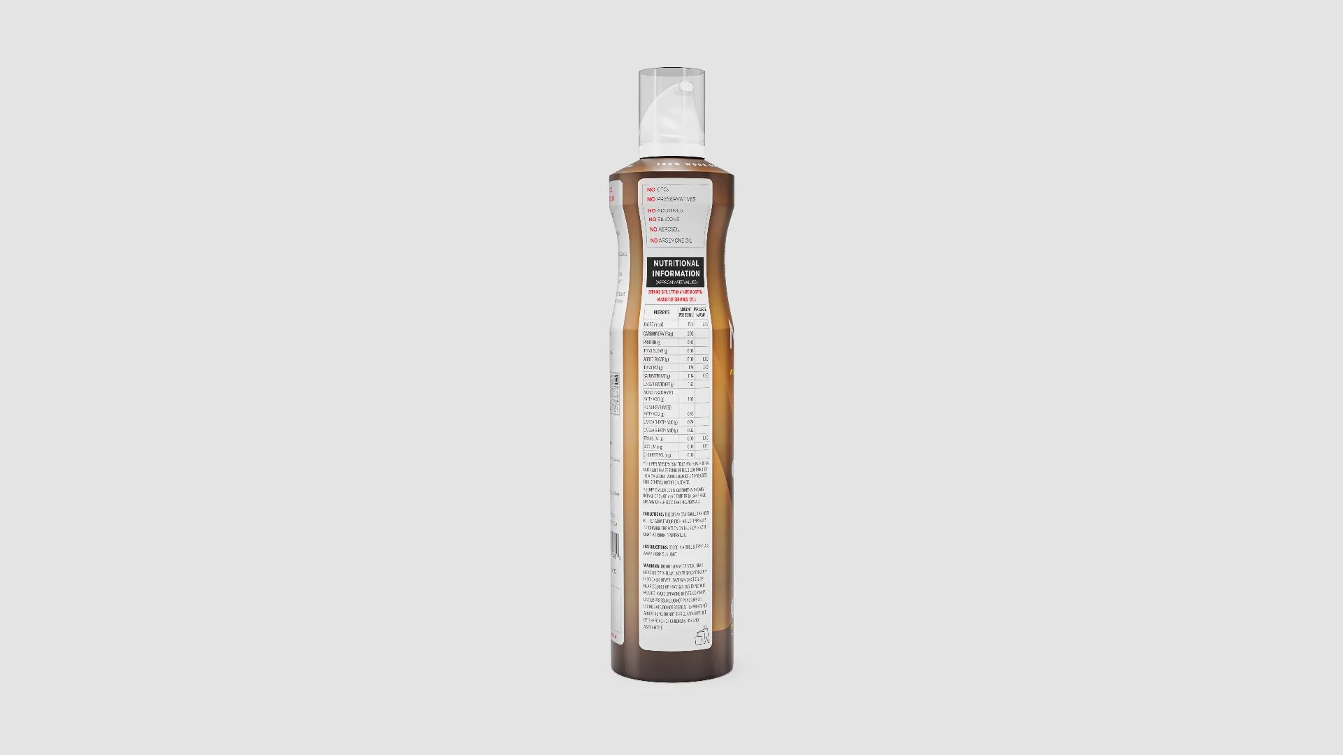 Image of Bottle of Oil Spray on a white background