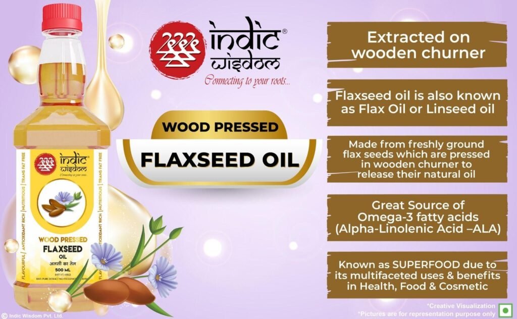 Benefits of wood pressed flaxseed oil