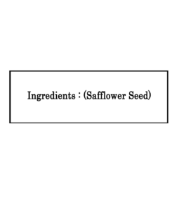 Safflower seeds are the main ingredients