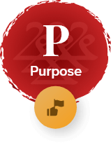 We are purpose driven