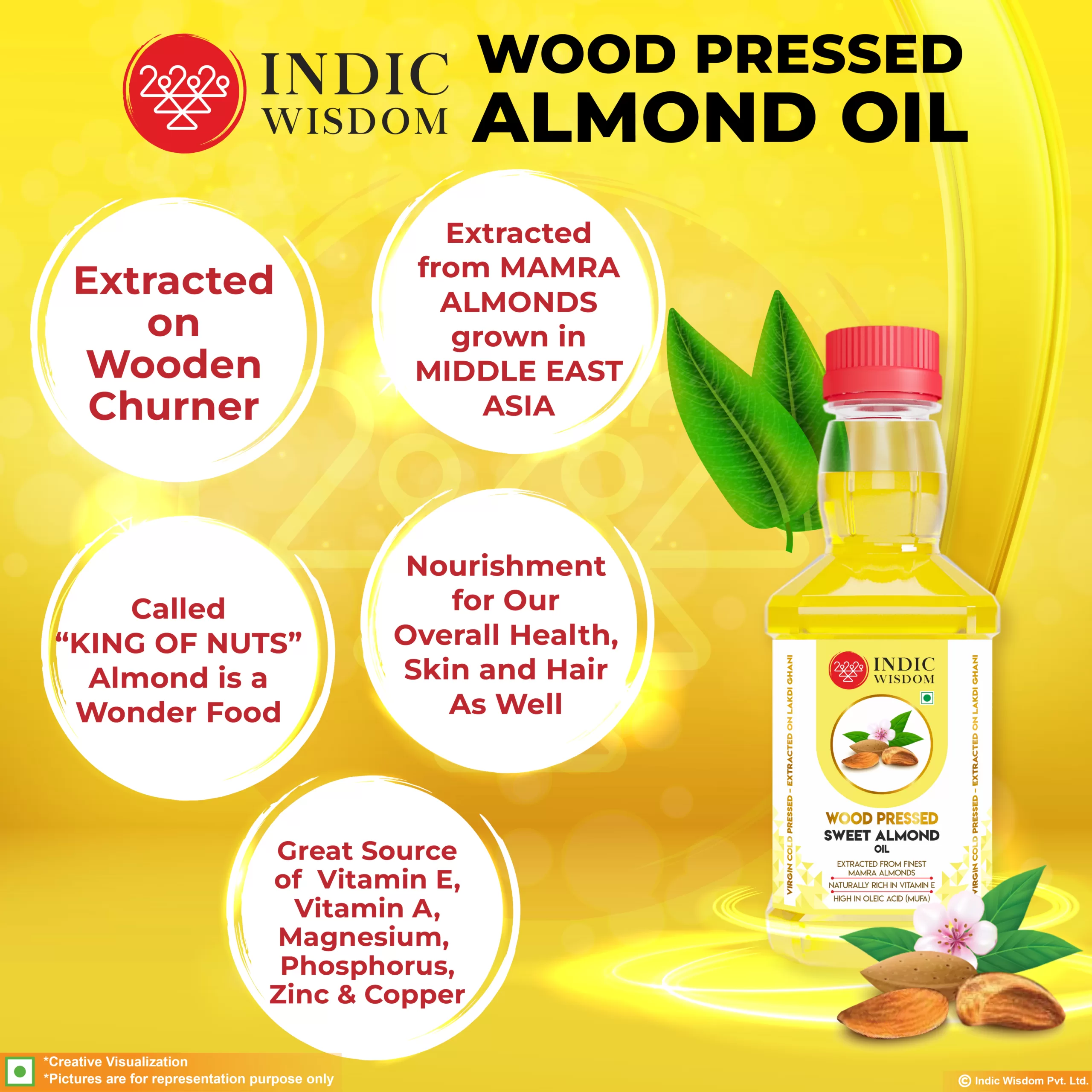 Benefits of wood pressed almond oil
